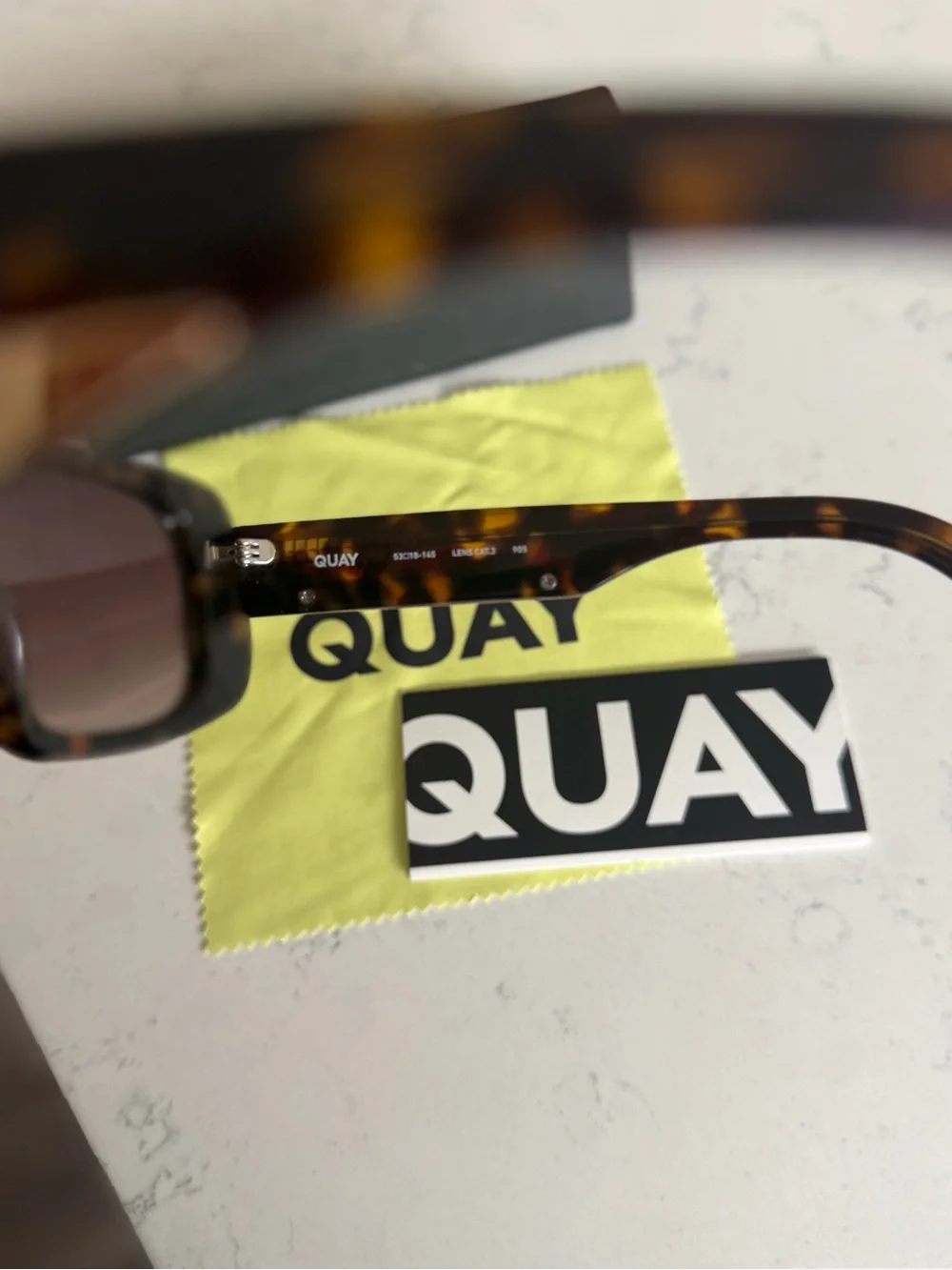 Quay Sunglasses - KARMA Tortoiseshell Frame with Brown Lenses
